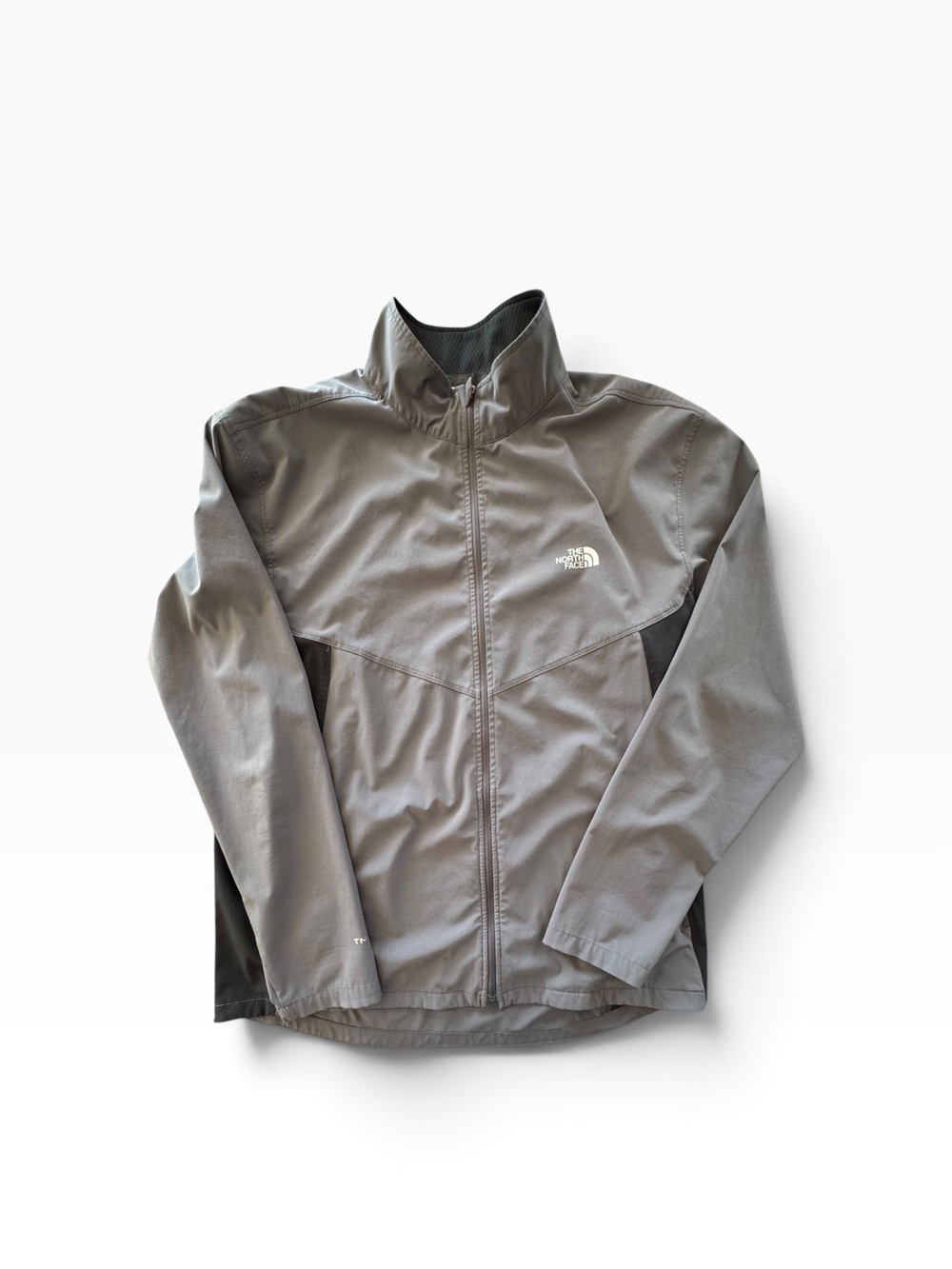 The North Face Men’s Large Gray TNF Apex Softshell Full Zip Jacket Stretch